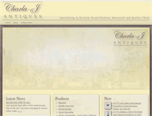 Tablet Screenshot of charlajantiques.com.au